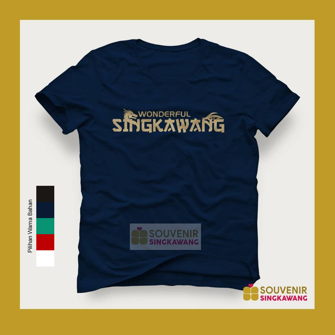Baju Kaos Desain Naga - Souvenir Singkawang