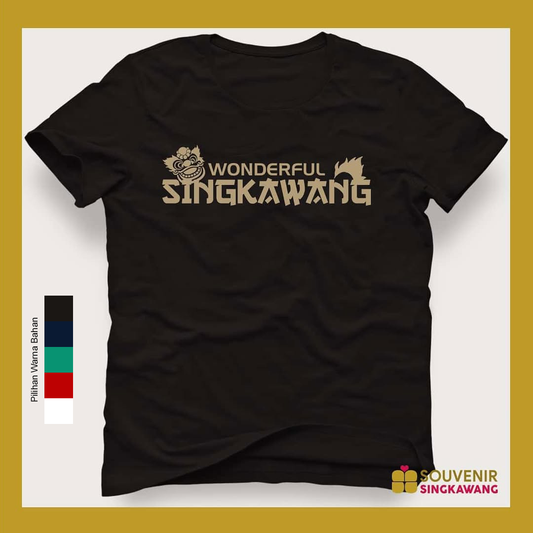 Baju Kaos Desain Barongsai - Souvenir Singkawang