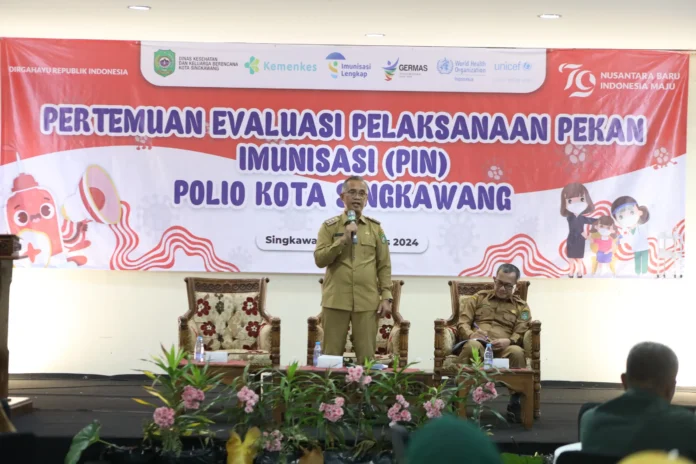 Wali Kota Singkawang Dorong Maksimalisasi Vaksin Polio Anak Sekolah