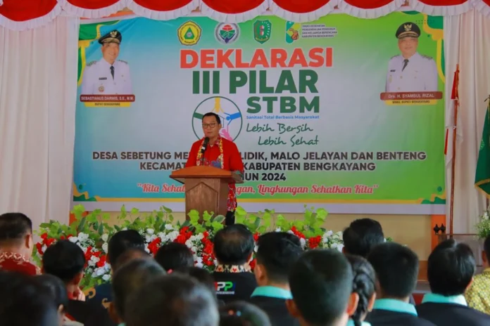 4 Desa Di Teriak Deklarasi 3 Pilar STBM: Terapkan Hidup Bersih dan Sehat