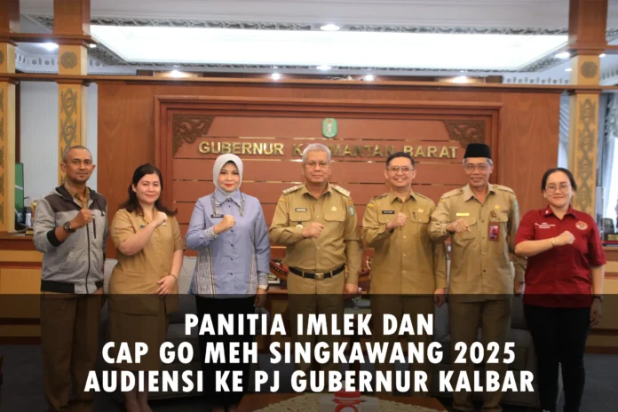 Panitia Imlek dan Cap Go Meh Singkawang 2025 Audiensi ke Pj Gubernur Kalbar