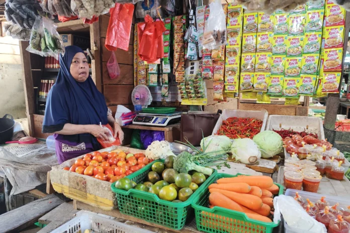 Di Pasar Sentral Sanggau Harga Cabai Rawit Masih Tinggi