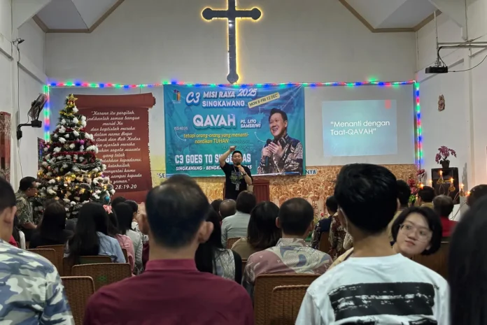 Jason Irwan Memberkati Jemaat Bersama Care City Church Misi Raya 2025 di Singkawang