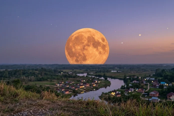 Fenomena Buck Moon Malam Ini 29 Juli 2026: Waktu Puncak, Parade Planet, dan Tips Mengamatinya
